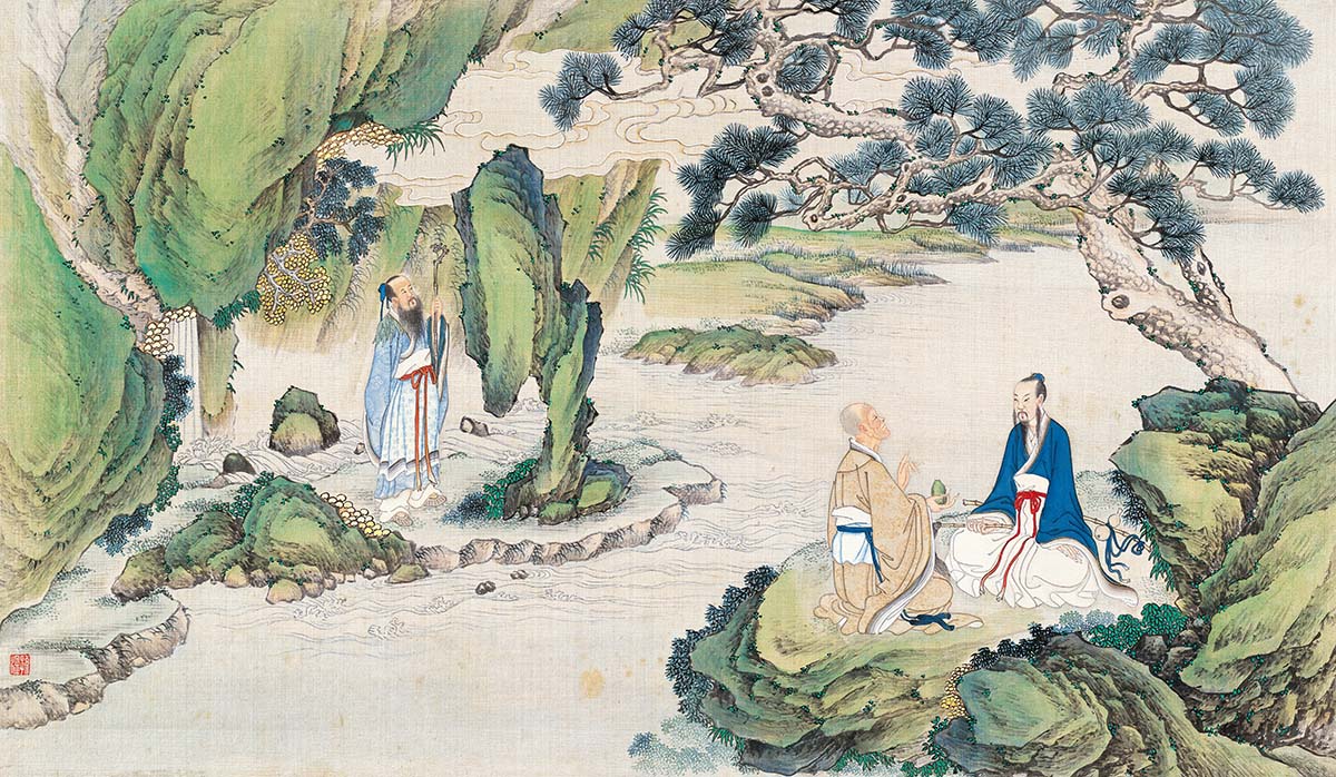 清 孙温 红楼梦图册146 仕女图国画人物高清图下载