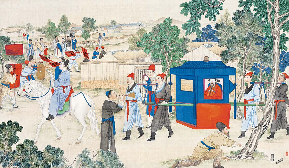 清 孙温 红楼梦图册165 仕女图国画人物高清图下载