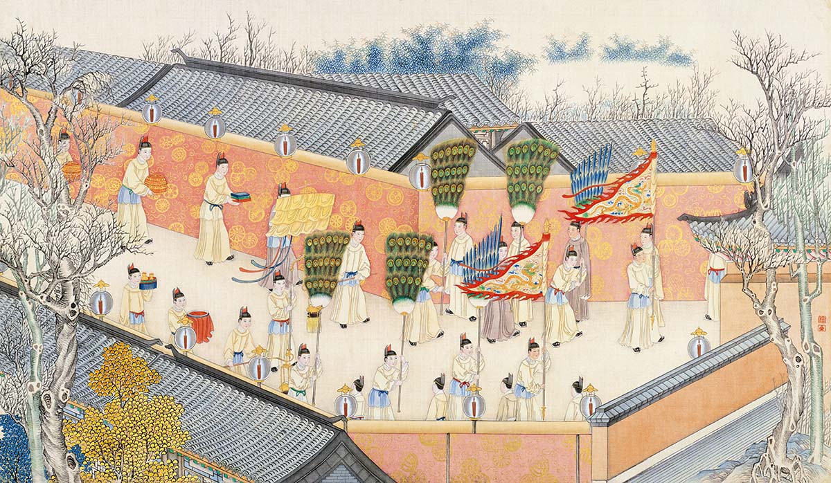 清 孙温 红楼梦图册179 仕女图国画人物高清图下载