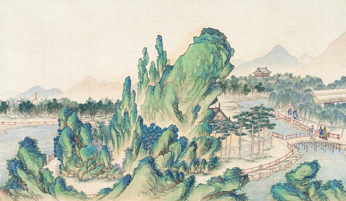 清 孙温 红楼梦图册188 仕女图国画人物高清图下载