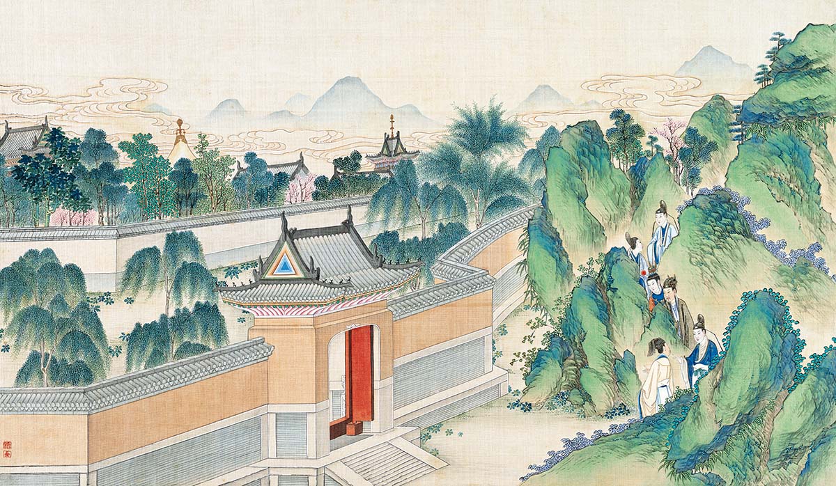 清 孙温 红楼梦图册194 仕女图国画人物高清图下载