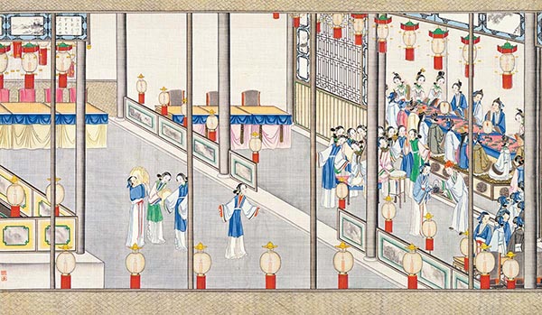 清 孙温 红楼梦图册68 仕女图高清图下载